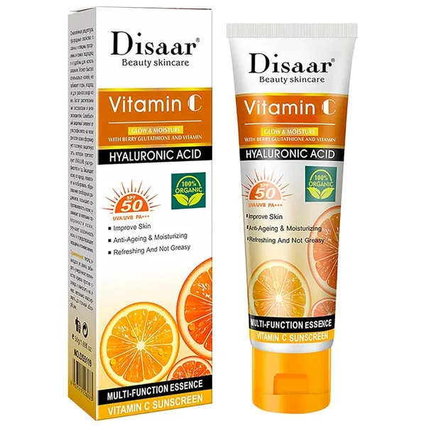 Disaar Hyaluronic Acid Vitamin C Whitening Sunscreen SPF50-50gm