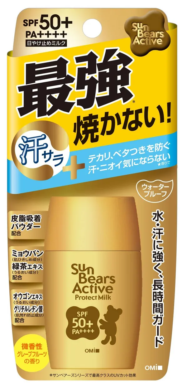 OMI Brotherhood Sun Bears Active Protect Milk Sunscreen SPF 50+ PA++++ 30g