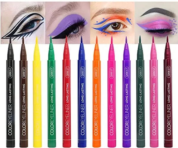 Handaiyan Matte Liquid Eyeliner Set-12 Colors