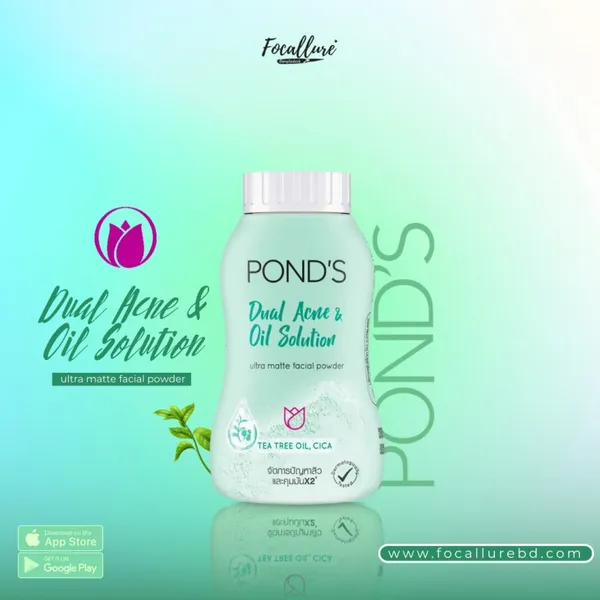 Ponds Dual Acne & Oil Solution powder -50g.