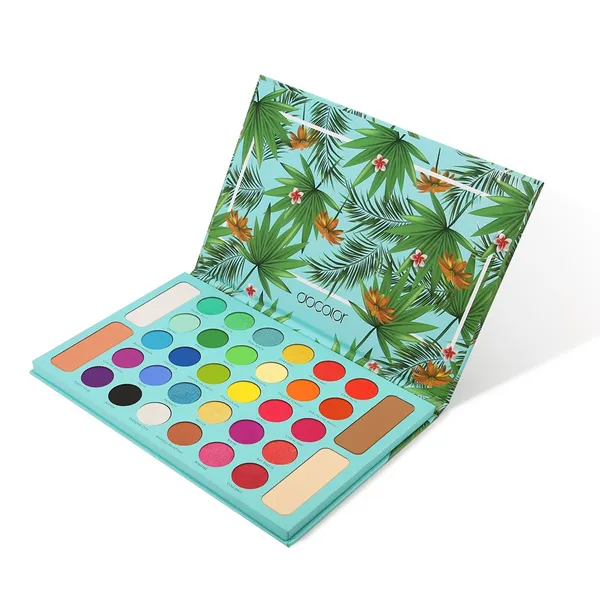 Tropical Eyeshadow Palette Docolor High Pigmented Makeup 34 COLORS
