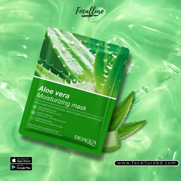 BIOAQUA Aloe Vera Moisturizing Face Sheet Mask- 25gm
