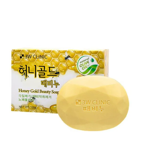 3W Clinic Honey Gold Beauty Soap