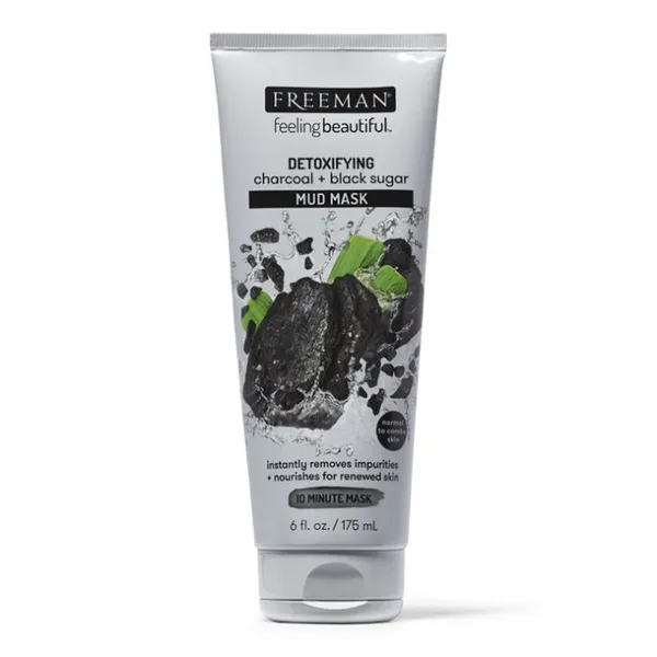 Freeman Feeling Beautiful Charcoal And Black Sugar Mud Mask - 175ml