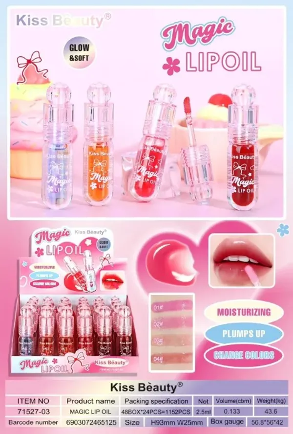 kiss beauty magic lip oil