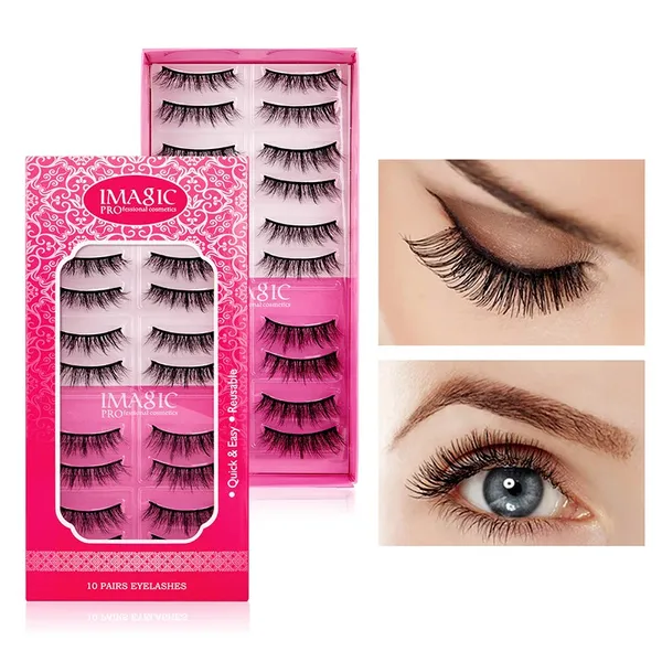 IMAGIC 10 PAIRS FALSE EYELASHES T09
