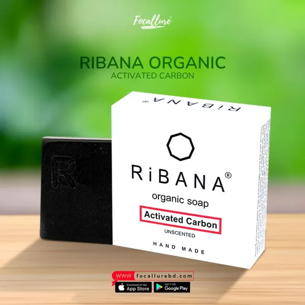 Ribana Soap-Activated Carbon - 95gm ribana_soa