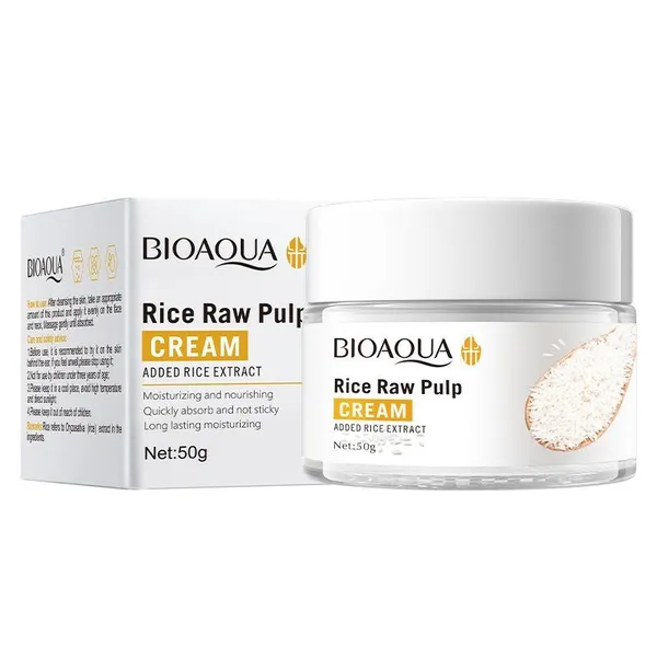 BIOAQUA CREAM RICE RAW PULP MOISTURIZING 50G