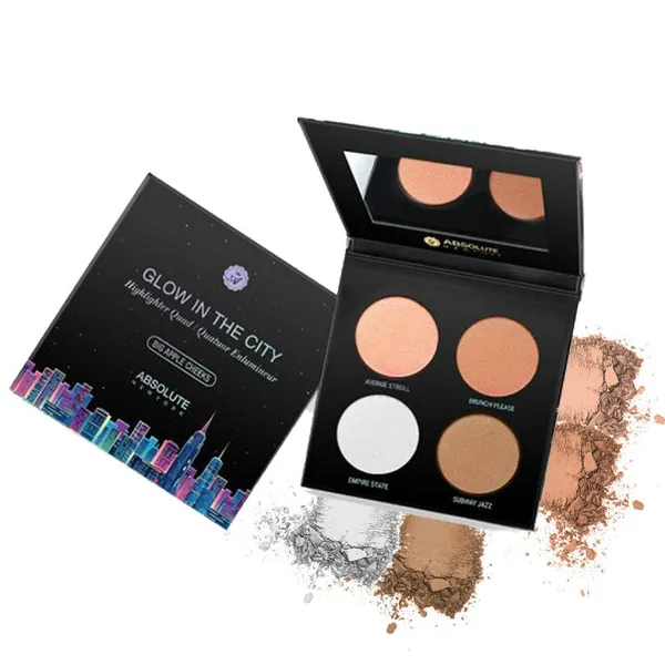 Absolute New York Glow in The City Highlighter Quad - 20g