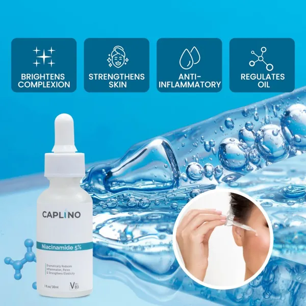 CAPLINO Niacinamide Serum 5% Vitamin B3 20% & Zinc PCA - 30ml