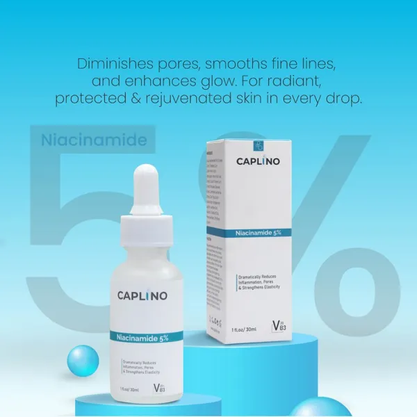 CAPLINO Niacinamide Serum 5% Vitamin B3 20% & Zinc PCA - 30ml