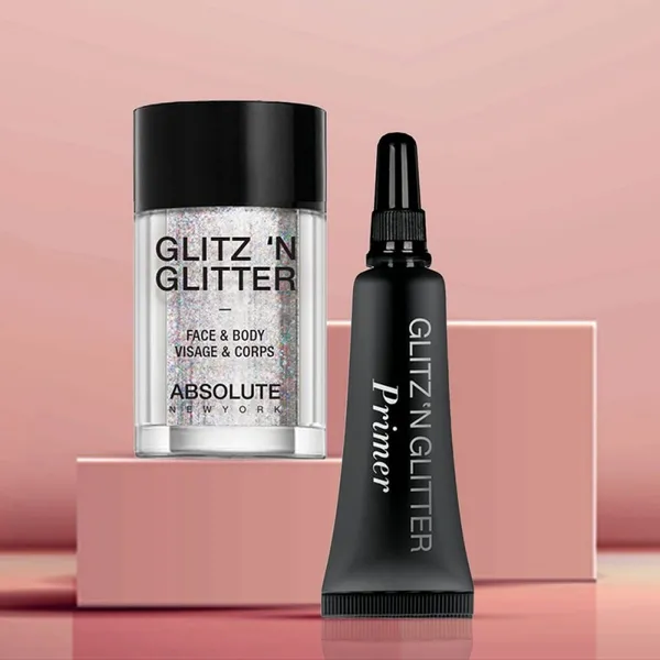 Absolute New York Glitter All Day Set Glitter & Primer