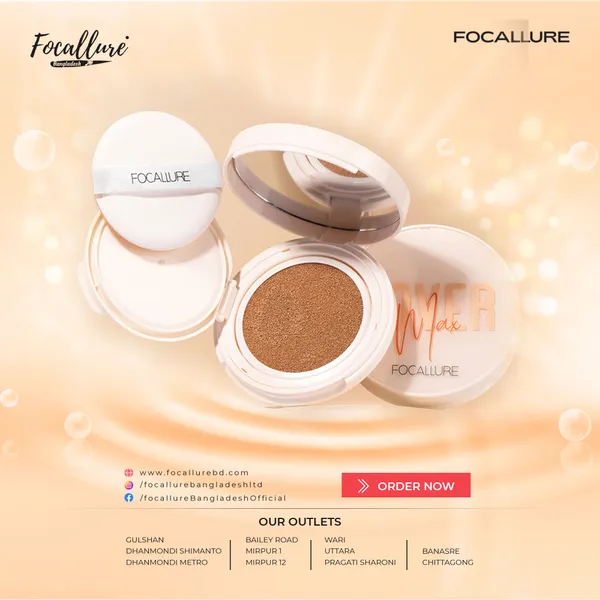 Focallure Covermax Longlasting Cushion Foundation-FA162