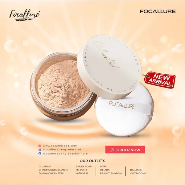 FOCALLURE Poreless Matte Loose powder-01 FA201