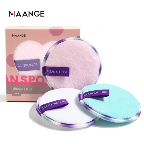 Maange Round Sponge-3pcs