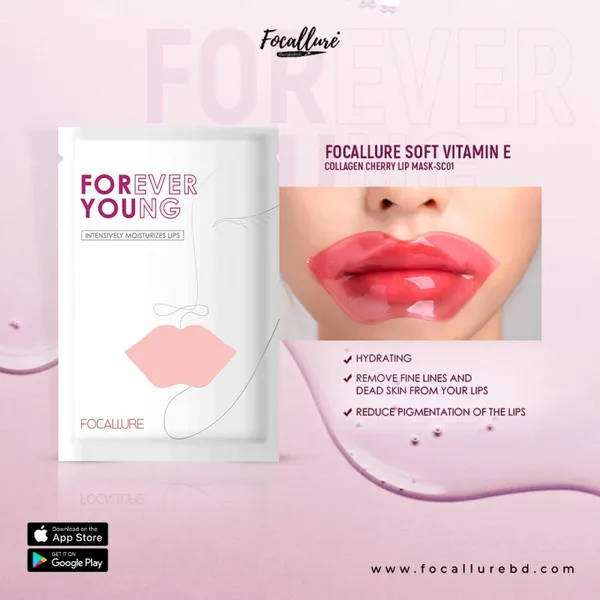 Focallure Soft Vitamin E Collagen Cherry Lip Mask-SC01