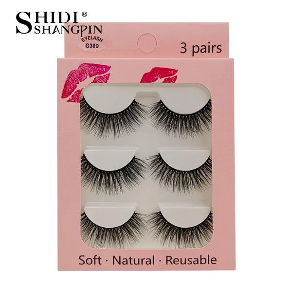 Shidi Shangpin Eyelash-G309(3pair Set)