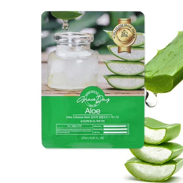 Grace Day Aloe Cellulose Sheet Mask - 27ml
