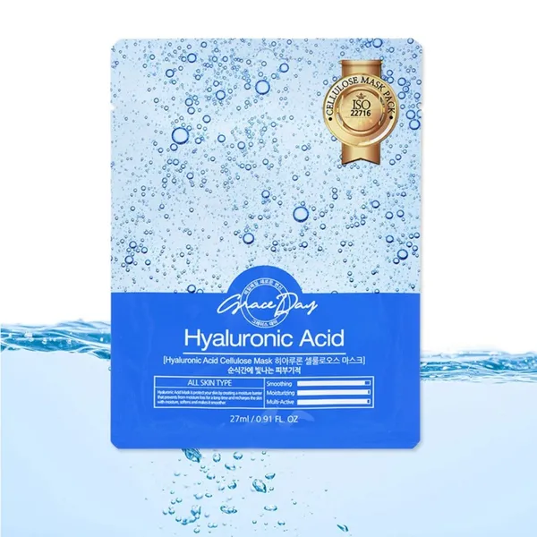Grace Day Hyaluronic Acid Cellulose Sheet Mask - 27ml