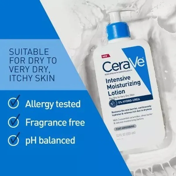 CeraVe Intensive Moisturizing Lotion for Dry to Very Dry Skin - 355ml