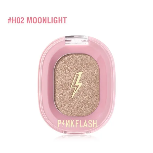 Pink Flash-F02 Shimmer Highlighter & Matte Countour Powder