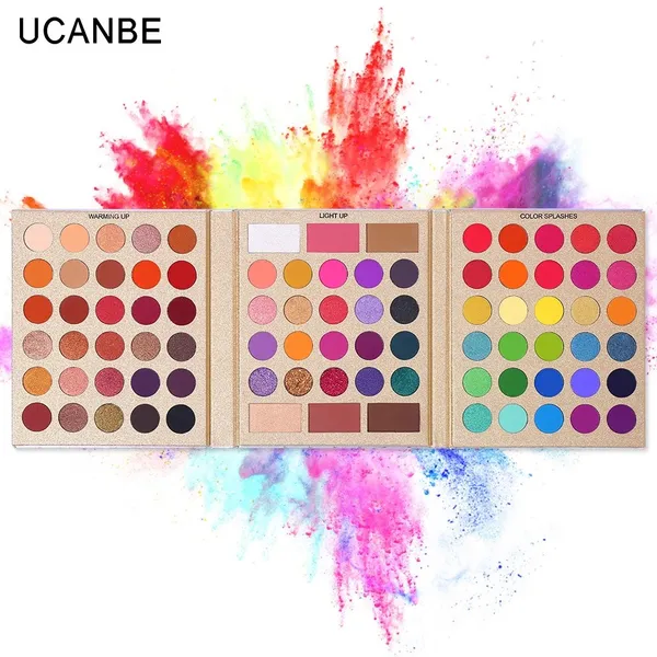 UCANBE Pretty All Set Eyeshadow Palette Holiday Gift Set Pro 86 Colors