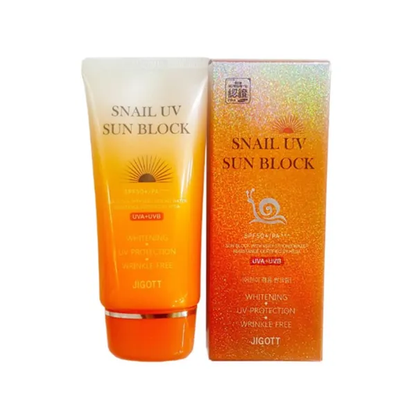 Jigott Snail UV Sun Block SPF 50+ PA+++ 70ml
