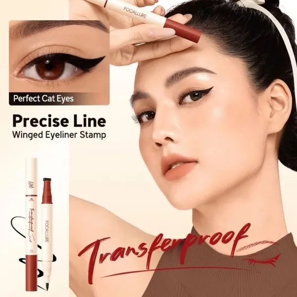 FOCALLURE Long-Wear Liquid Eyeliner E28 - BK01