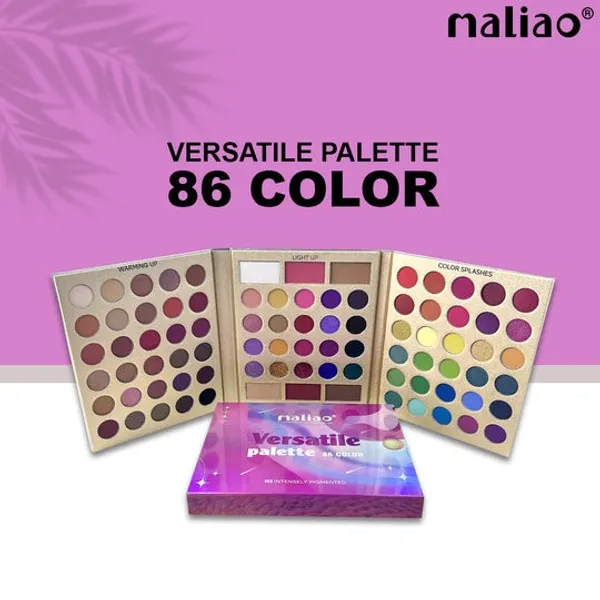 MALIAO Versatile Intensely Pigmented 86 Colors Eyeshadow Palette