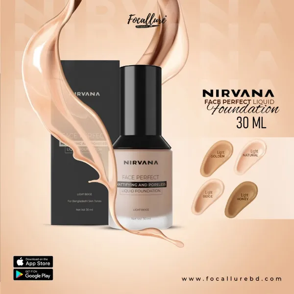 Nirvana Face Perfect Liquid Foundation 30 ML