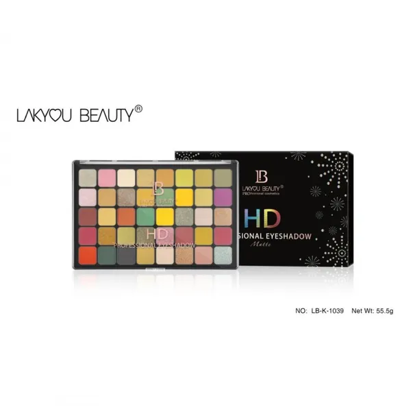 Lakyou Beauty Matte HD Professional 40 Color Eyeshadow Palette