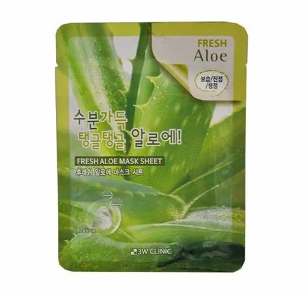 3W CLINIC FRESH ALOE MASK SHEET