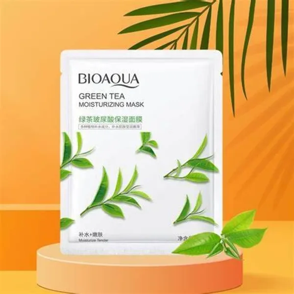 BIOAQUA Green Tea Moisturizing Sheet Mask 25g