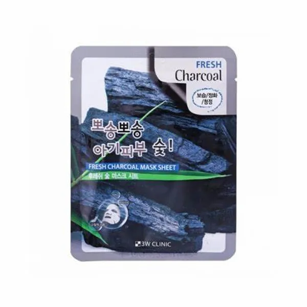 3W CLINIC FRESH CHARCOAL MASK SHEET