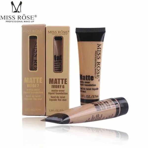MISS ROSE Matte-Wear Liquid Foundation - 37ml