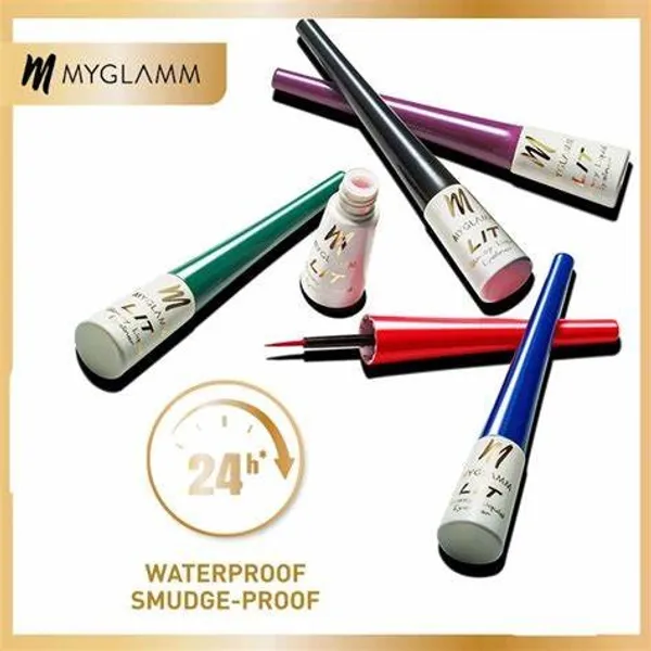 MYGLAMM Lit Glossy Liquid Eyeliner