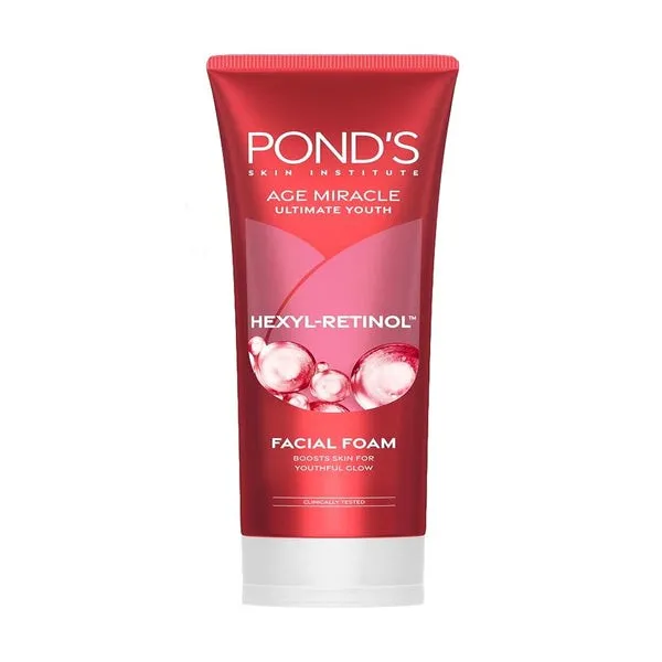 POND'S Age Miracle Ultimate Youth Hexyl-Retinol Facial Foam - 90g