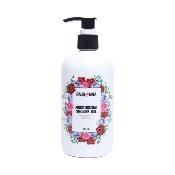 RAJKONNA MOISTURIZING SHOWER GEL ROSE EXTRACT & ARGAN OIL - 330 ml