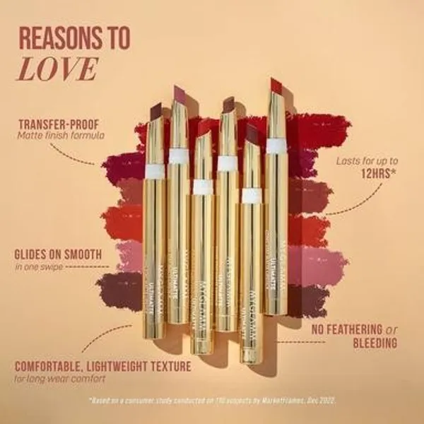 MYGLAMM Ultimatte Long Stay Matte Lipstick
