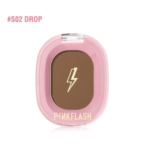 Pink Flash-F02 Shimmer Highlighter & Matte Countour Powder