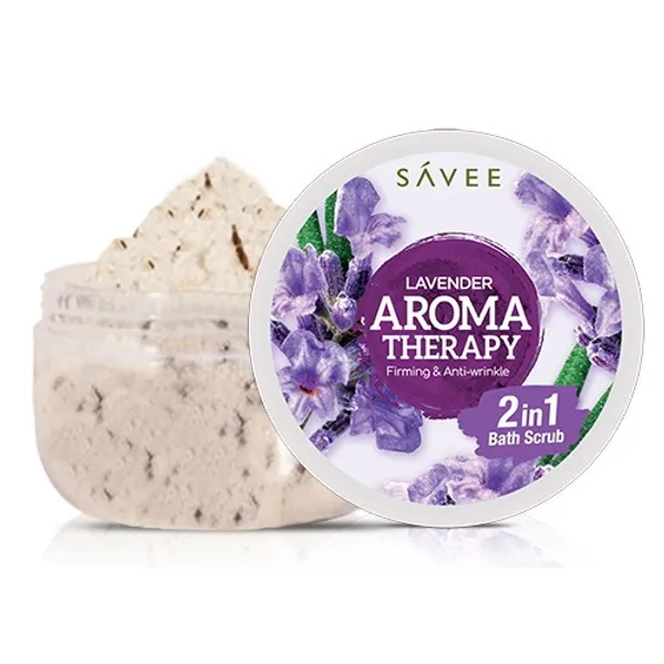SV' SAVEE Lavender Aroma Therapy 2 in 1 Bath Scrub - 180g