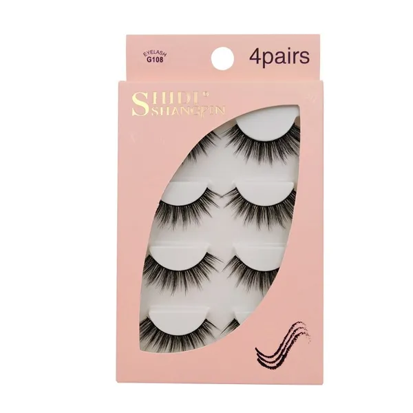 Shidi Shangpin 3D Mink False Eyelashes 4 Pairs Set-G108