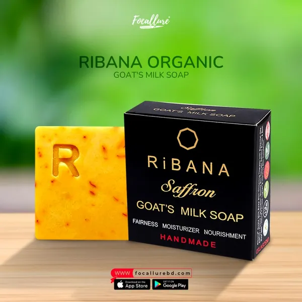 Ribana Saffron Goat's Milk Soap