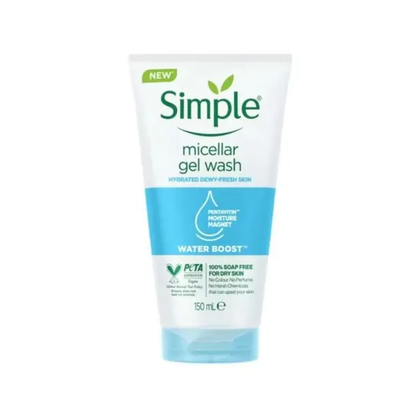 Simple Water Boost Micellar Facial Gel Wash - 150ml