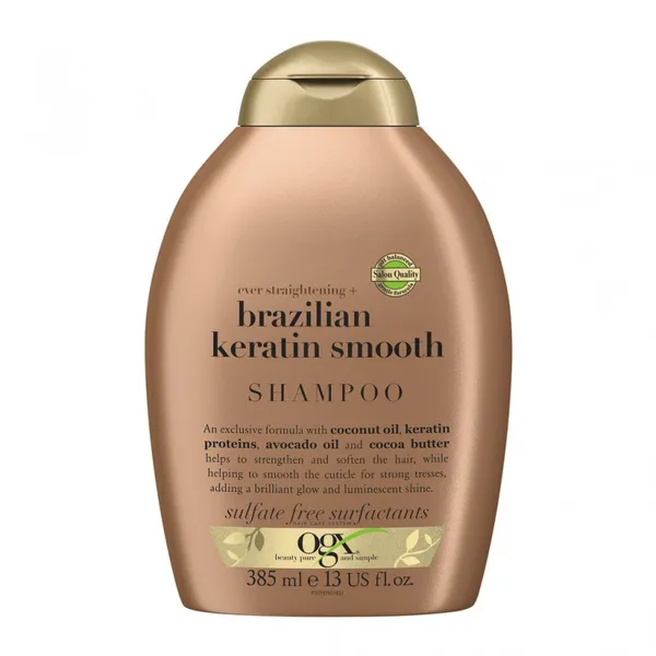 OGX BRAZILIAN KERATIN SMOOTH SHAMPOO - 385ML