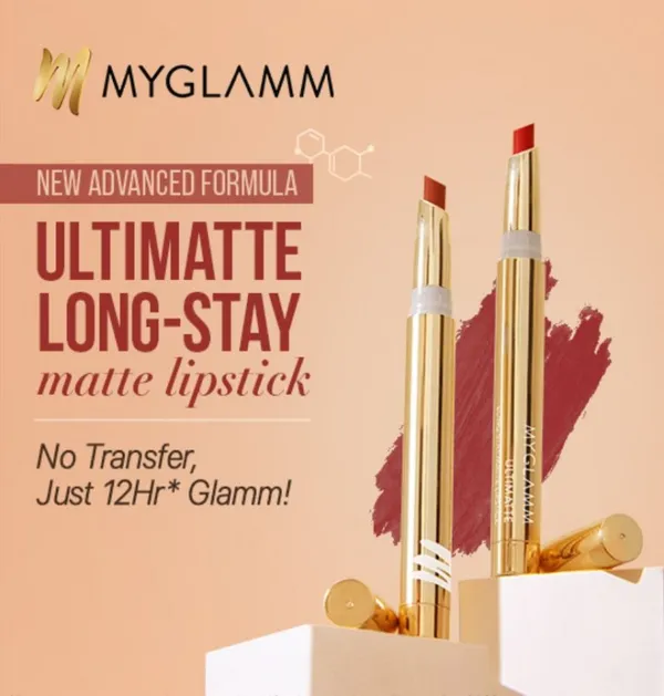MYGLAMM Ultimatte Long Stay Matte Lipstick