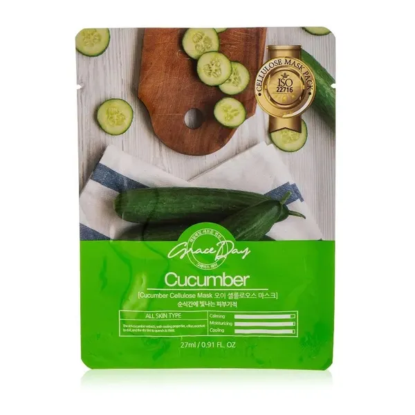 Grace Day Cucumber Cellulose Sheet Mask - 27ml
