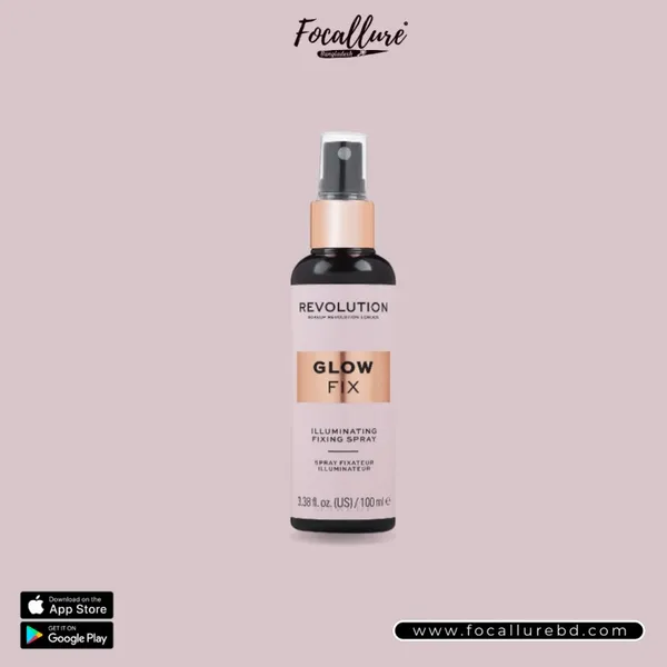 Makeup Revolution Glow Fix Illuminating Fixing Spray