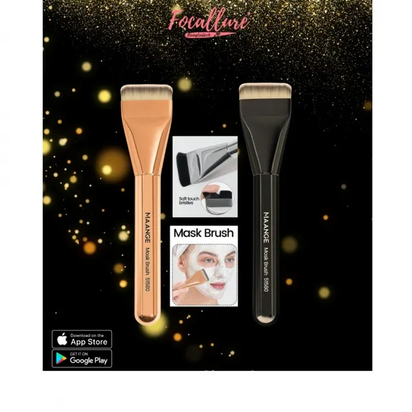 MAANGE Single Professional Flat Head Facial Mask Brush
