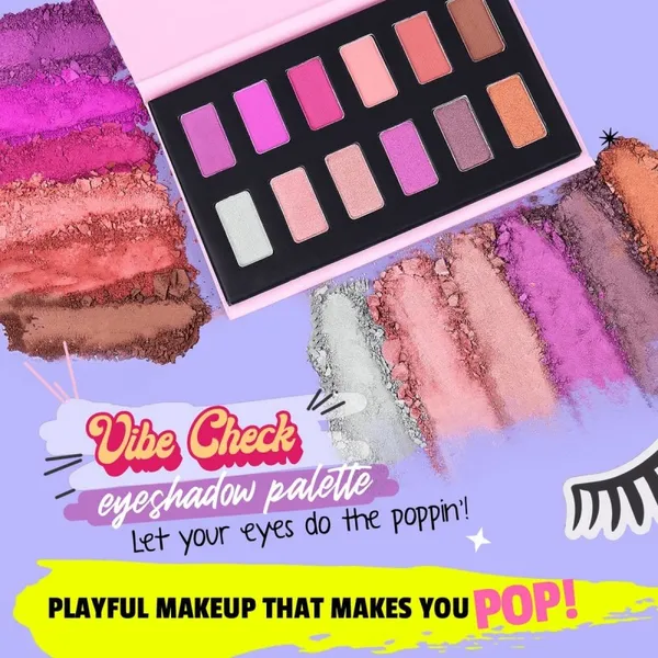 MYGLAMM POPxo 12 Color Eyeshadow Kit - Vibe Check